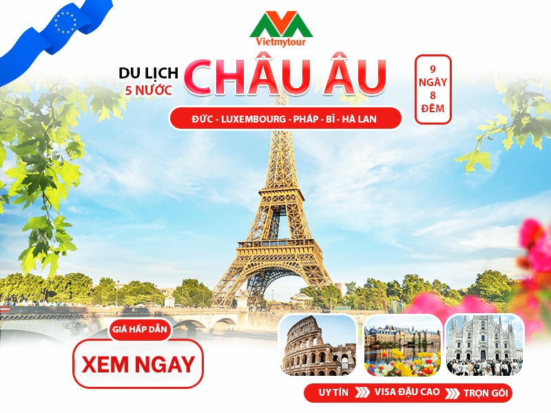 Tour Châu Âu tết 2026