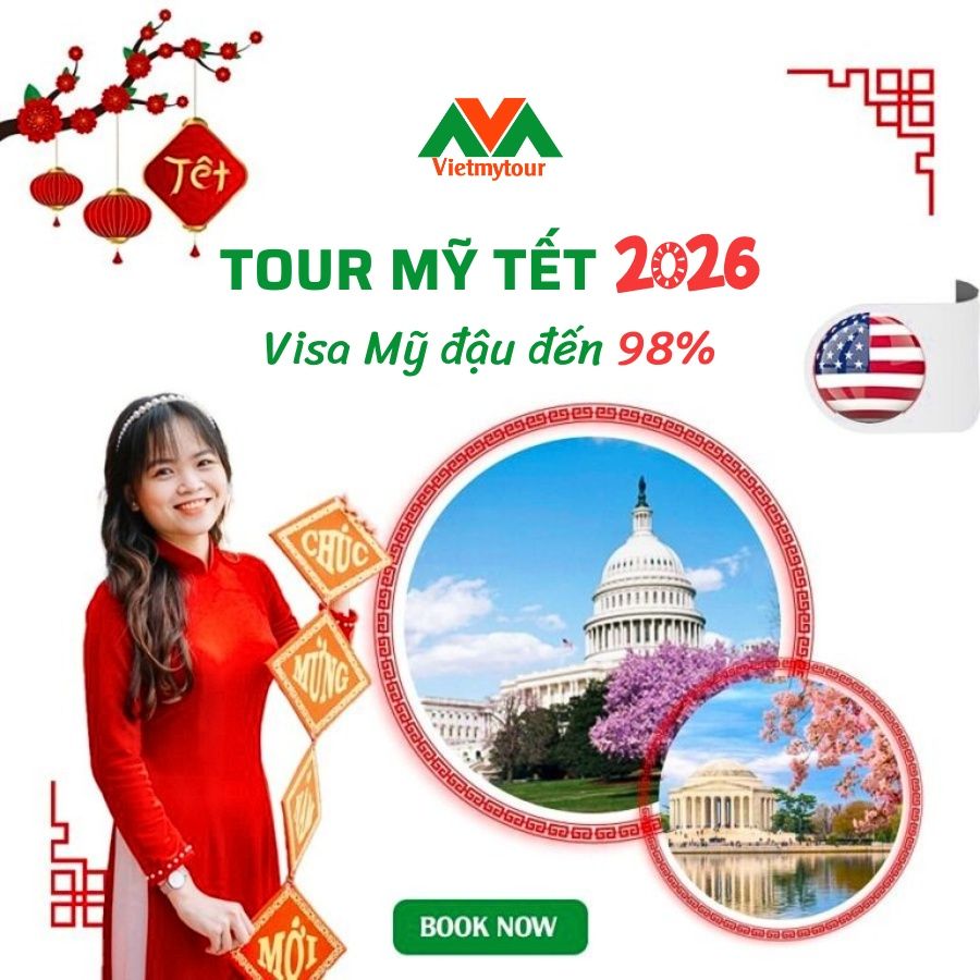 Tour Mỹ tết 2026