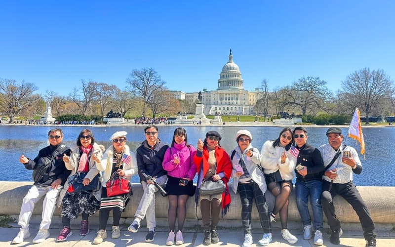 Đoàn khách Vietmytour tại Mỹ