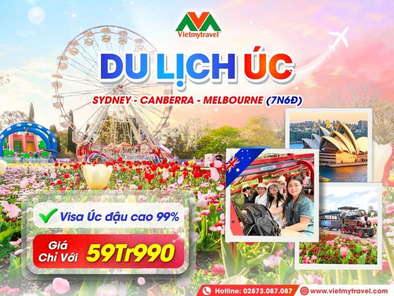 Du lịch Úc lễ hội hoa Floriade