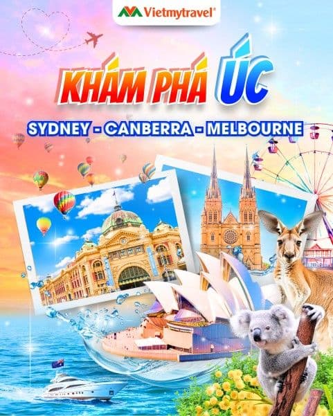 Tour du lịch Úc Melbourne – Canberra – Sydney