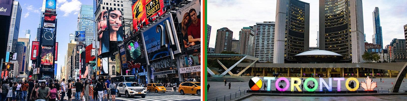 Tour Liên Tuyến Canada – Mỹ