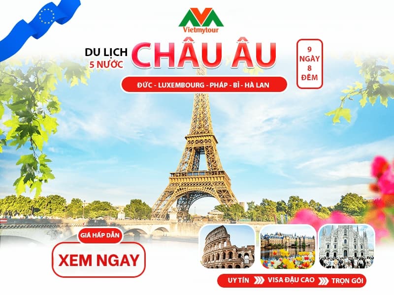 Tour châu Âu tết 2026